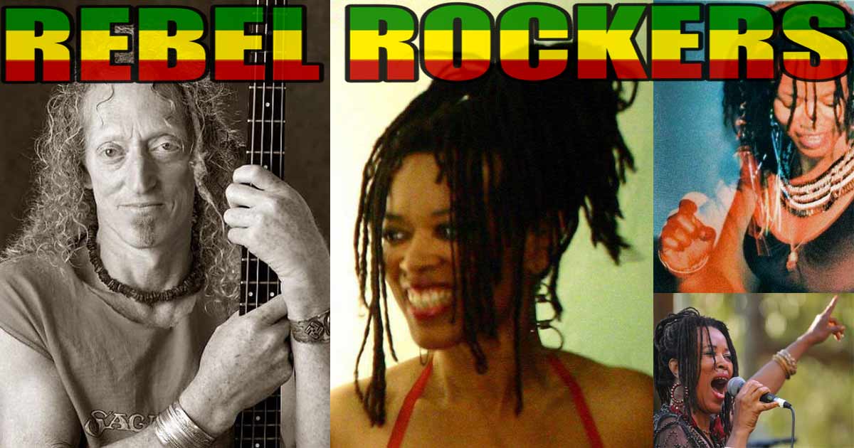 Rebel Rockers "Redz" and "Princess" Deborah Sullivan